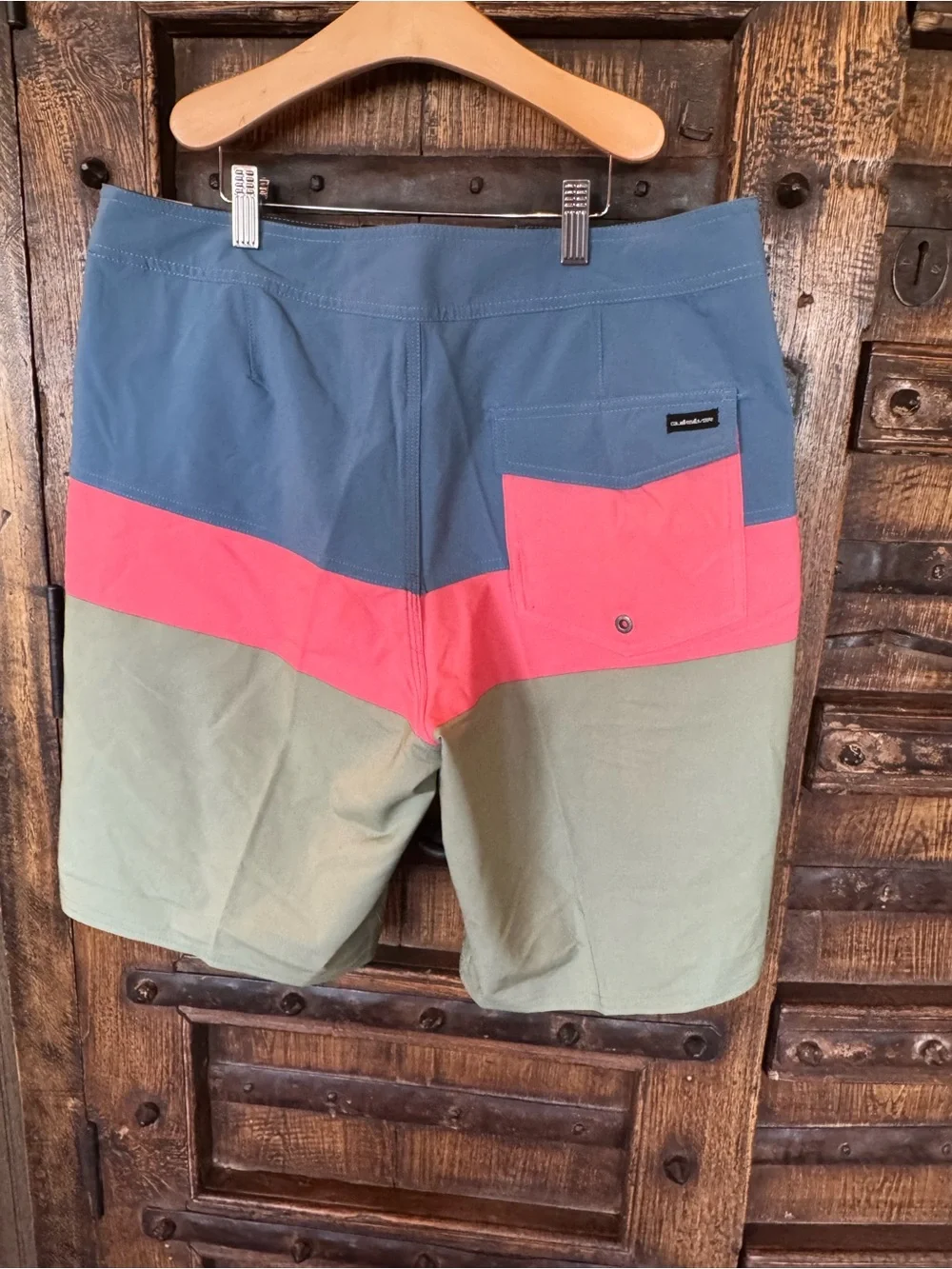 Quiksilver Three-Tone Colorblock Swim Boardshorts